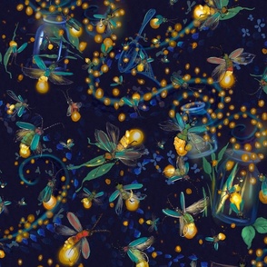 Catching Fireflies Lightning BugTrail - Galaxy Blue - Medium