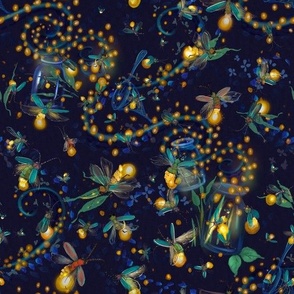 Catching Fireflies Lightning BugTrail - Galaxy Blue - Small