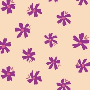 Daisy Meadow (12") - cream, purple, pink (ST2021DM)