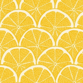 Lemon Slices (XL) - sunny yellow citrus fruit