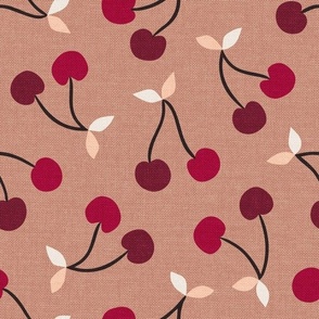 Sweet Cherries (L), Caramel Latte {textured}