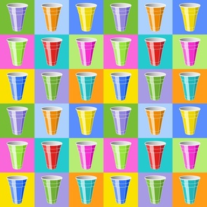 Pop Art Party Cups (small)