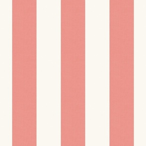 Vintage Cabana Stripe | Peach Blossom | 6" Repeat | Classic