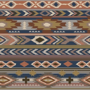 Rustic Aztec Boho Pattern