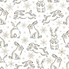 Bunnies with Snowflakes 9