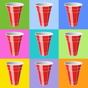 Pop Art Party Cups (medium)