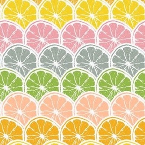 Citrus Summer Rainbow Stripes in Bright Colors: Small