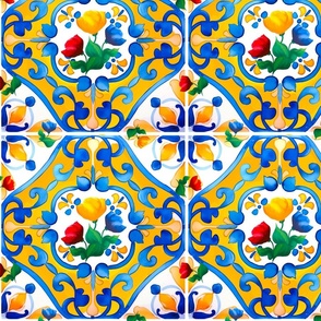 Dolce vita,Italian style,,majolica ,mosaic tiles 3