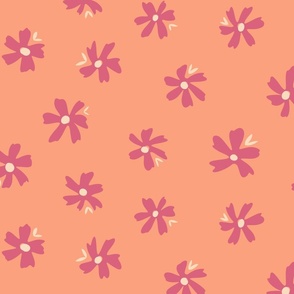 Daisy Meadow (24") - orange, pink, cream (ST2021DM)