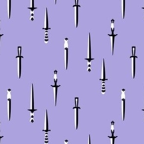 Daggers - Lilac (FABRIC SCALE)