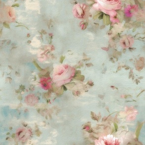 Vintage Blossoms: Retro Cottage Floral Masterpieces