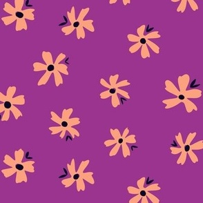 Daisy Meadow (12") - purple, orange, black (ST2021DM)