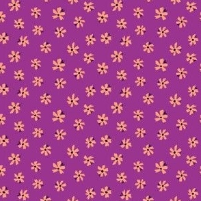 Daisy Meadow (3") - purple, orange, black (ST2021DM)