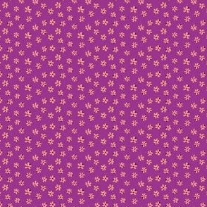 Daisy Meadow (1.5") - purple, orange, black (ST2021DM)