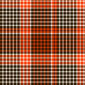 The Brown the Orange and the White: Plaid - SMALL