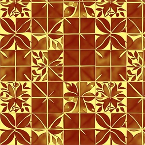 Leaf Forms in Squares 