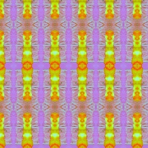 Lavender and Yellow Repeat Pattern