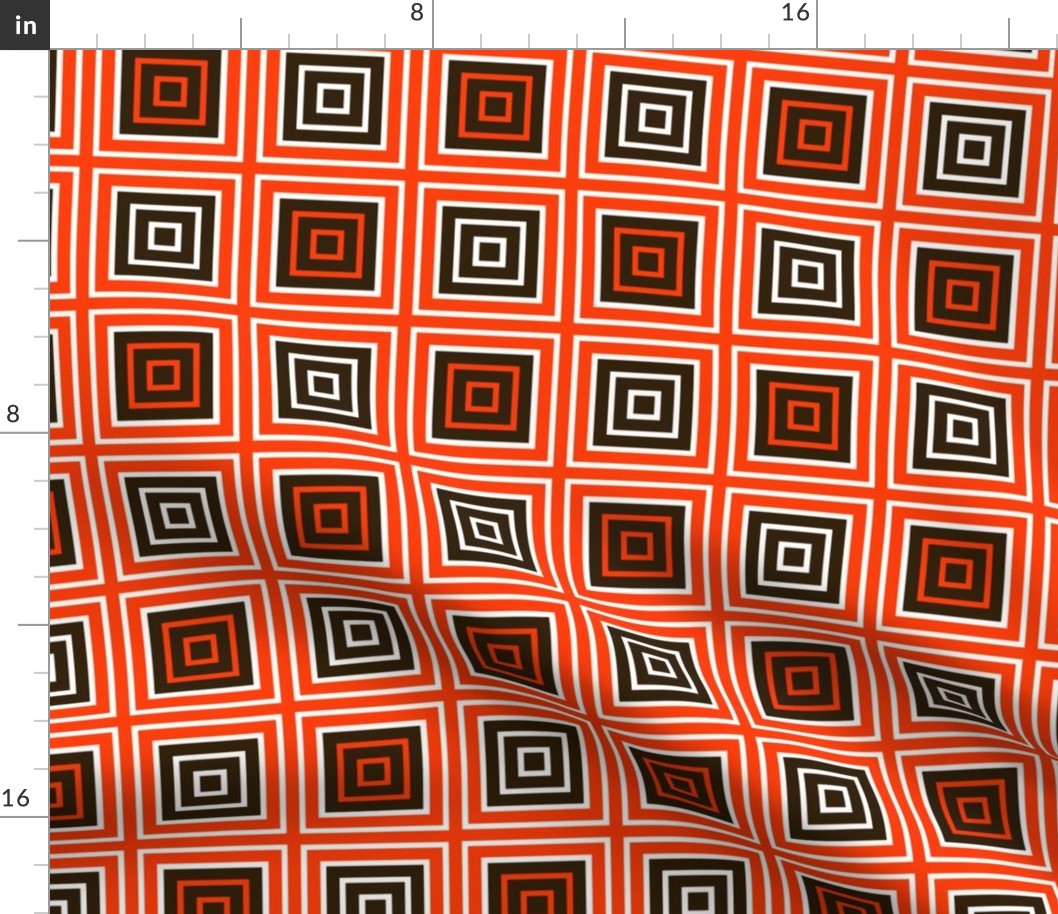 The Brown the Orange and the White: Be Square - SMALL
