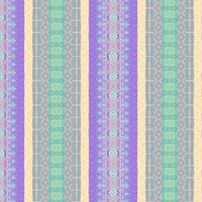 boho stripes vertical jade lilac golden