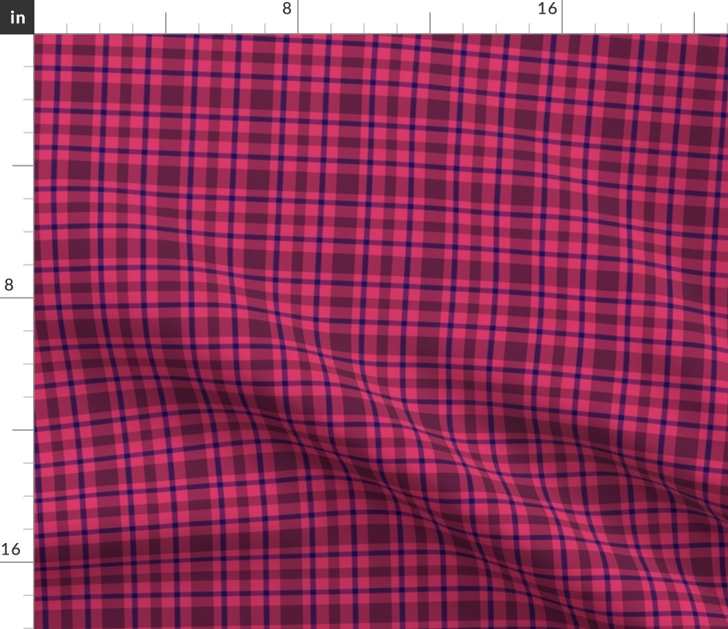 Pink and Purple Grid Plaid for Girls