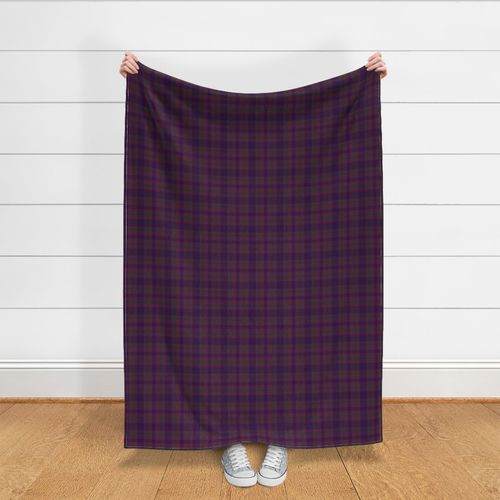 Dark Purple and Green  Plaid