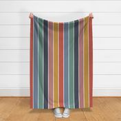 LARGE MODERN THIN WIDE BRETON CANDY STRIPE VERTICAL-MUTED RETRO-PUCE PINK-SERENITY BLUE-CHARCOAL NAVY-MUSTARD GOLD-ARTICHOKE GREEN-REDWOOD-WHITE