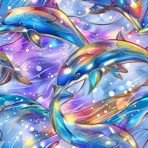 Magical Fantasy Dolphins