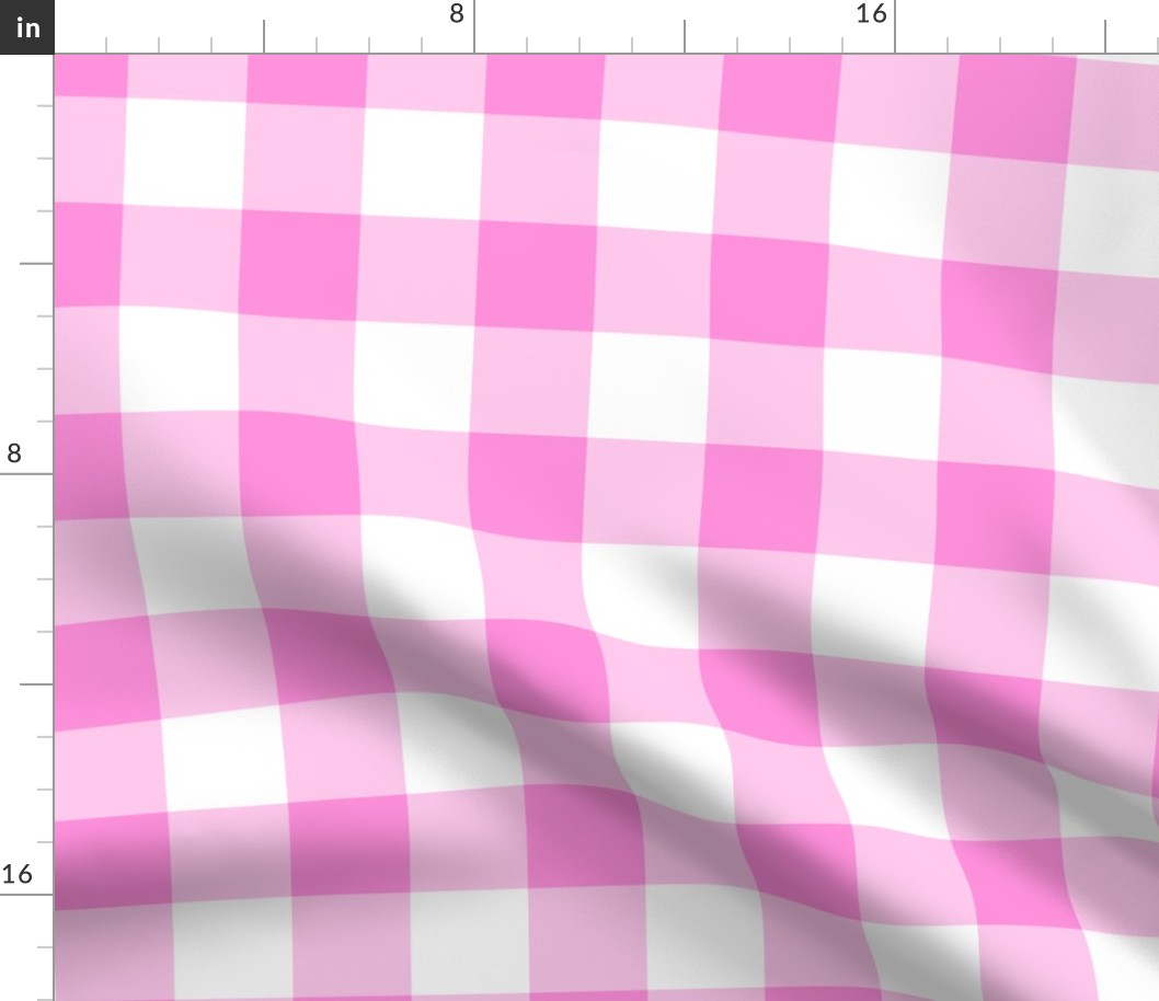 Gingham in pink