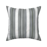 Masculine Textured Stripes Steel gray and white