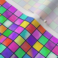 Party Wall: Colorful Rainbow Watercolor Tiles