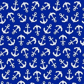 4x4.3 Boat anchor on blue