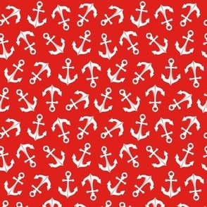 Anchors on red