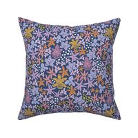 Orchid Superbloom on Navy Blue (medium print)