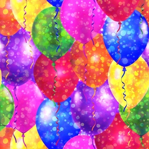 Glitter Party Balloons