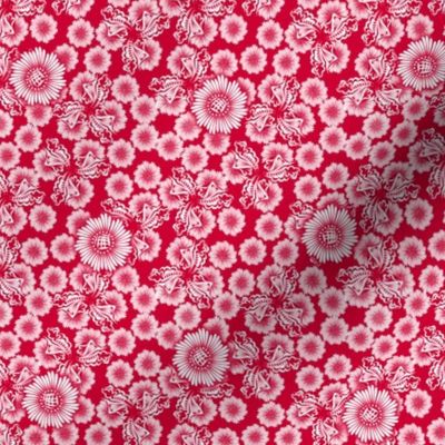 floral_paper_-_red