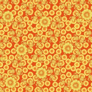 floral_paper_-_golden