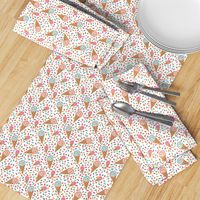 Summer chill ice cream print (white) - small