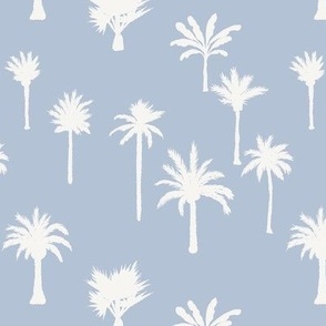 Small // Tiny - Palm Tree Hill - Solid - Summer Blue