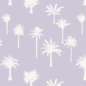 Small // Tiny - Palm Tree Hill - Solid - Lavender