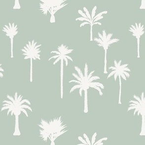 Small // Tiny - Palm Tree Hill - Solid - Lime