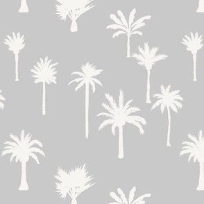 Small // Tiny - Palm Tree Hill - Solid - Silver