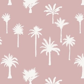 Small // Tiny - Palm Tree Hill - Solid - Sunburnt Pink