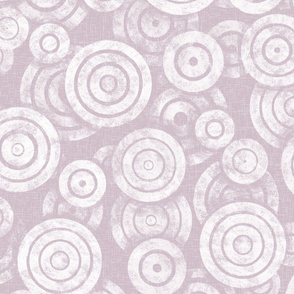 Scattered Bullseye Polkadots_Light Purple_April Dreams Collection 