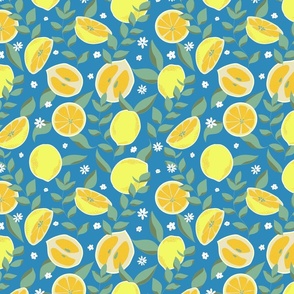 Lemon Fresh_Hero Print_Blue_Medium