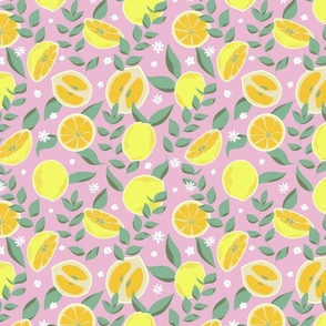 Lemon Fresh_Hero Print_Pink_Medium