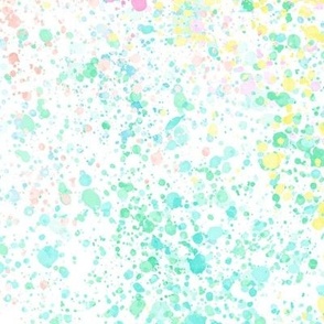colorful splatters
