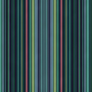 Beautiful stripes dark an pastel  tones of greens pink and blue