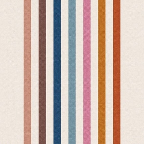 Party Stripe (M), Retro Mix {textured}