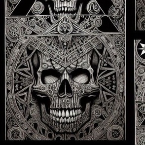 Death Cult  Skull Tiles