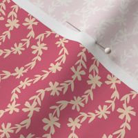 Flower Garland (3") - pink, cream (ST2021FG)